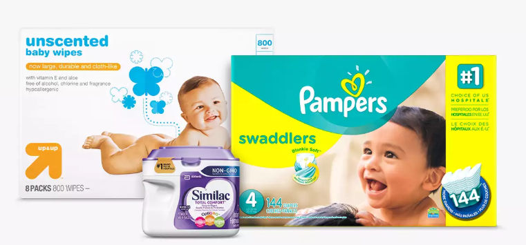 Target 15% off select diapers, wipes & formula